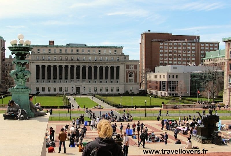 Visiter le campus de Columbia University à New York